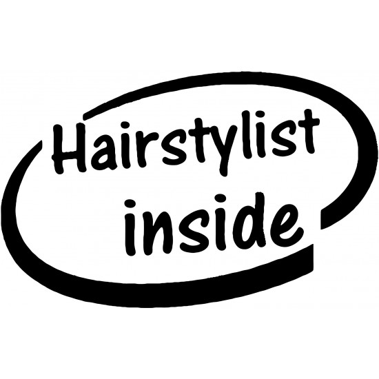  HAIR STYLIST INSIDE WINDOW Décalque Vinyle Achetez en 2 Recevez 3ieme Gratuit